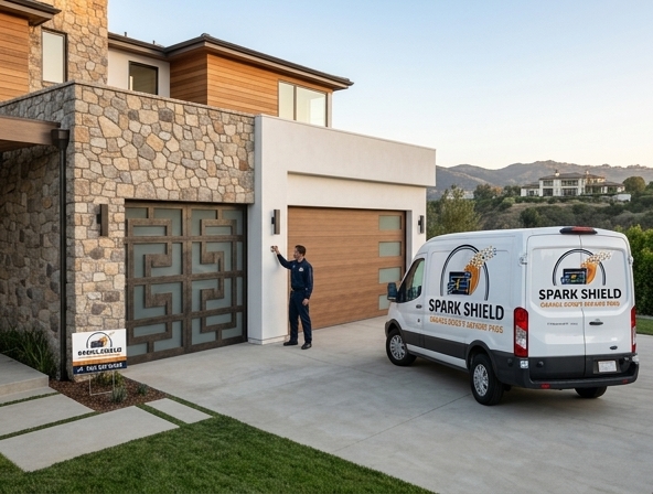 Custom Wood and Glass Garage Doors in Los Angeles